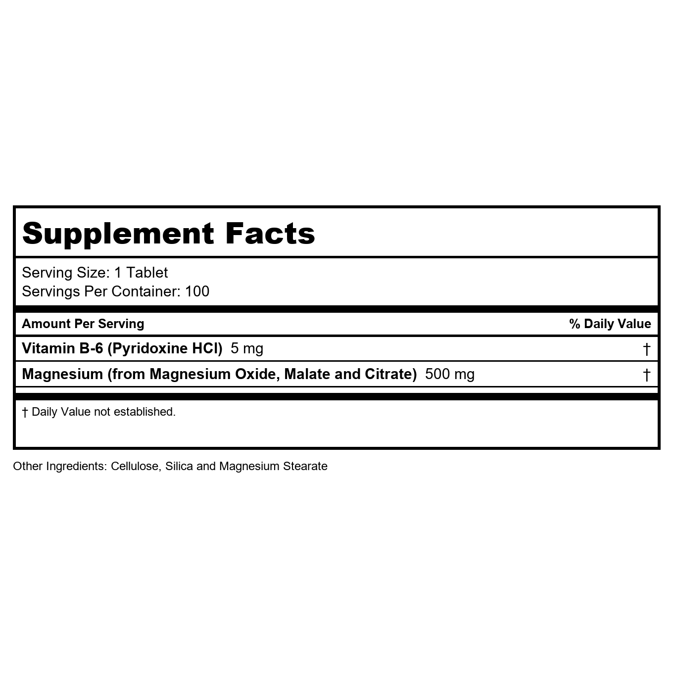 Kal Magnesium Triple Source 100 Tablets