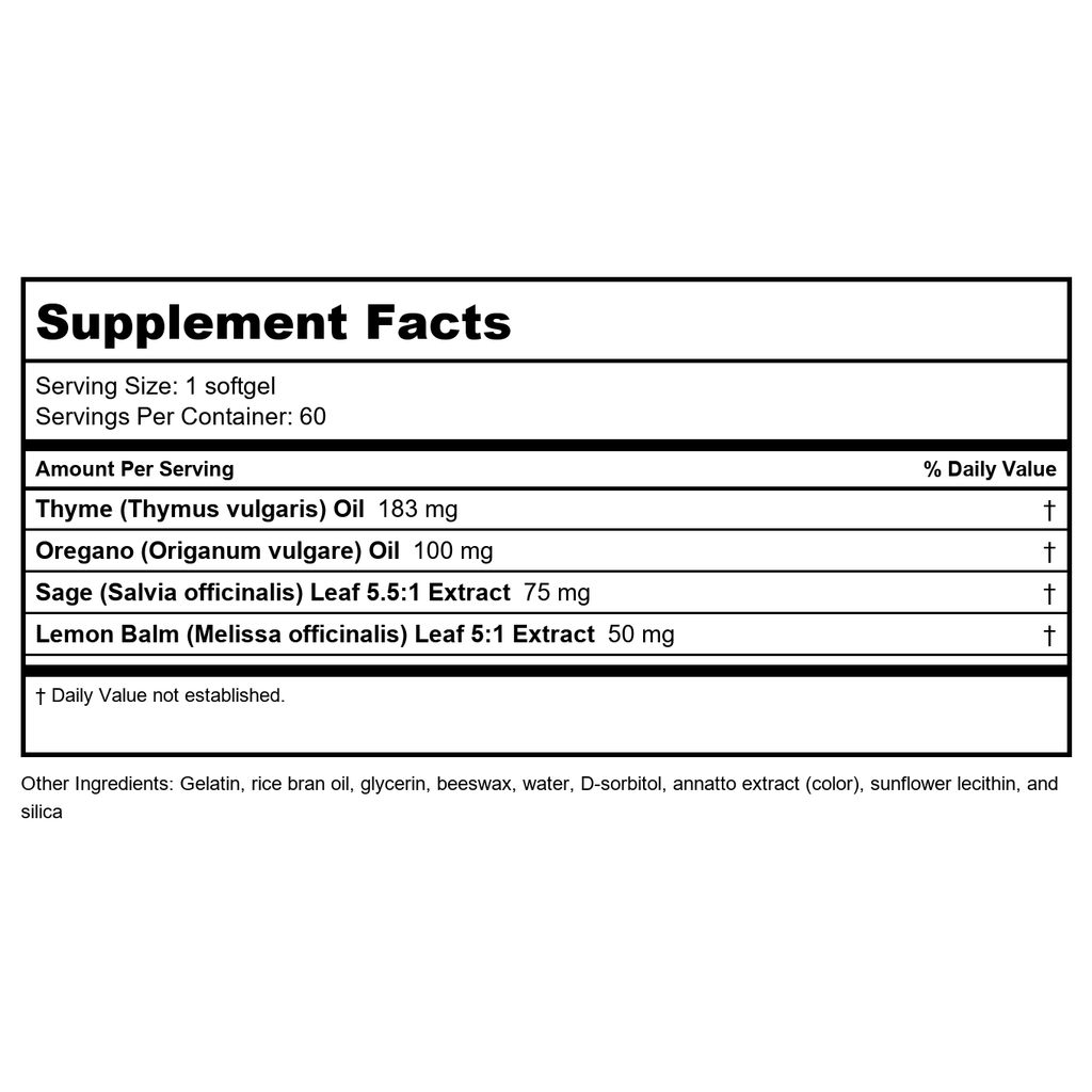 Metagenics CandiBactin-AR 60 Softgels - 2 Pack