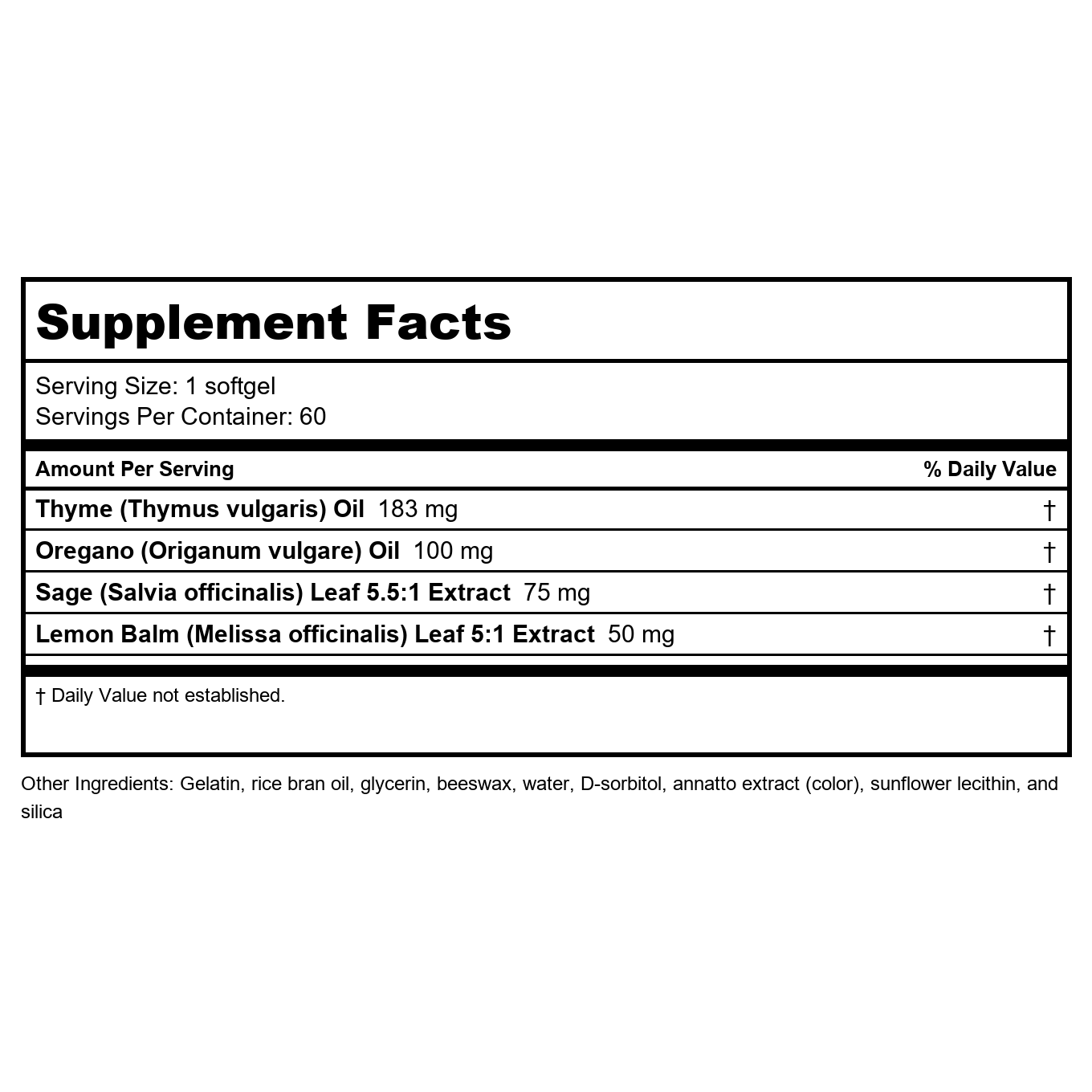 Metagenics CandiBactin-AR 60 Softgels - 2 Pack