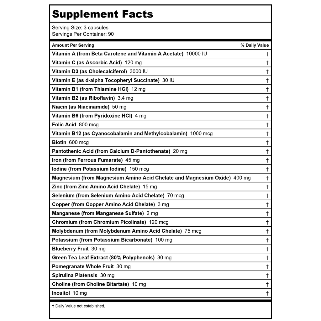 Bariatric Advantage Ultra Multi without Iron 270 Capsules
