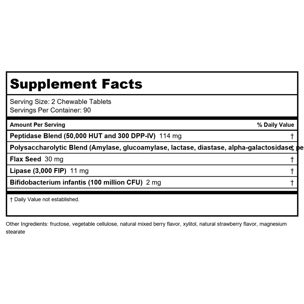 Transformation Enzymes Kidz Digest Chewable Berry 90 Tablets