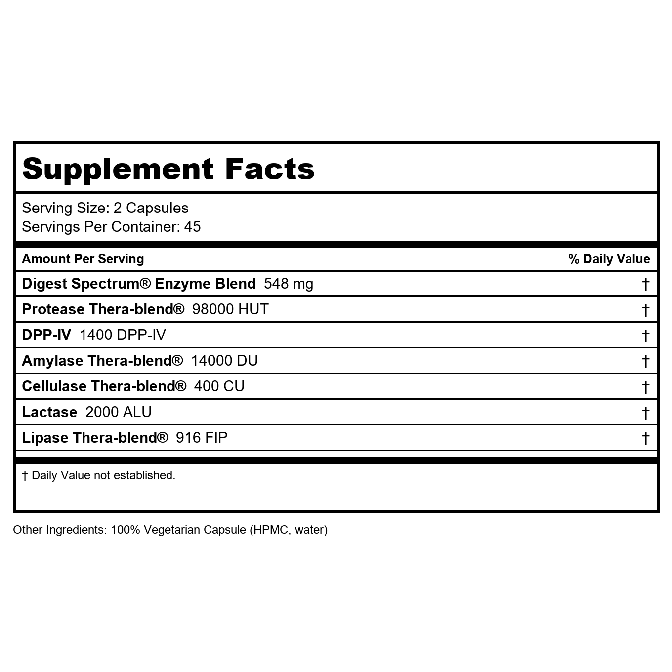 Enzymedica Digest Spectrum 90 Capsules