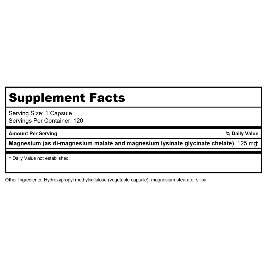 NuMedica Mag-Plex Ultra 120 Capsules