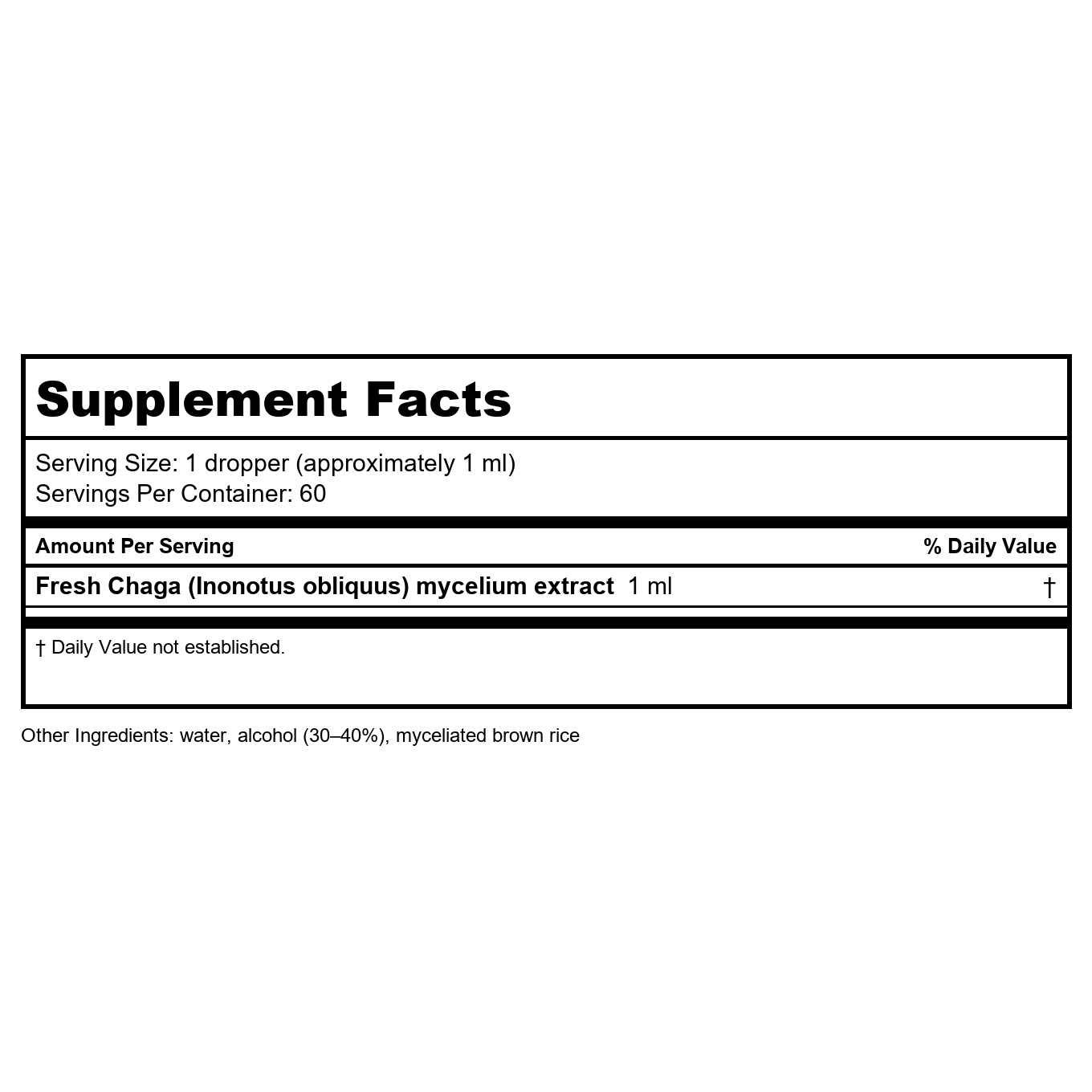 Host Defense Chaga Extract 2oz