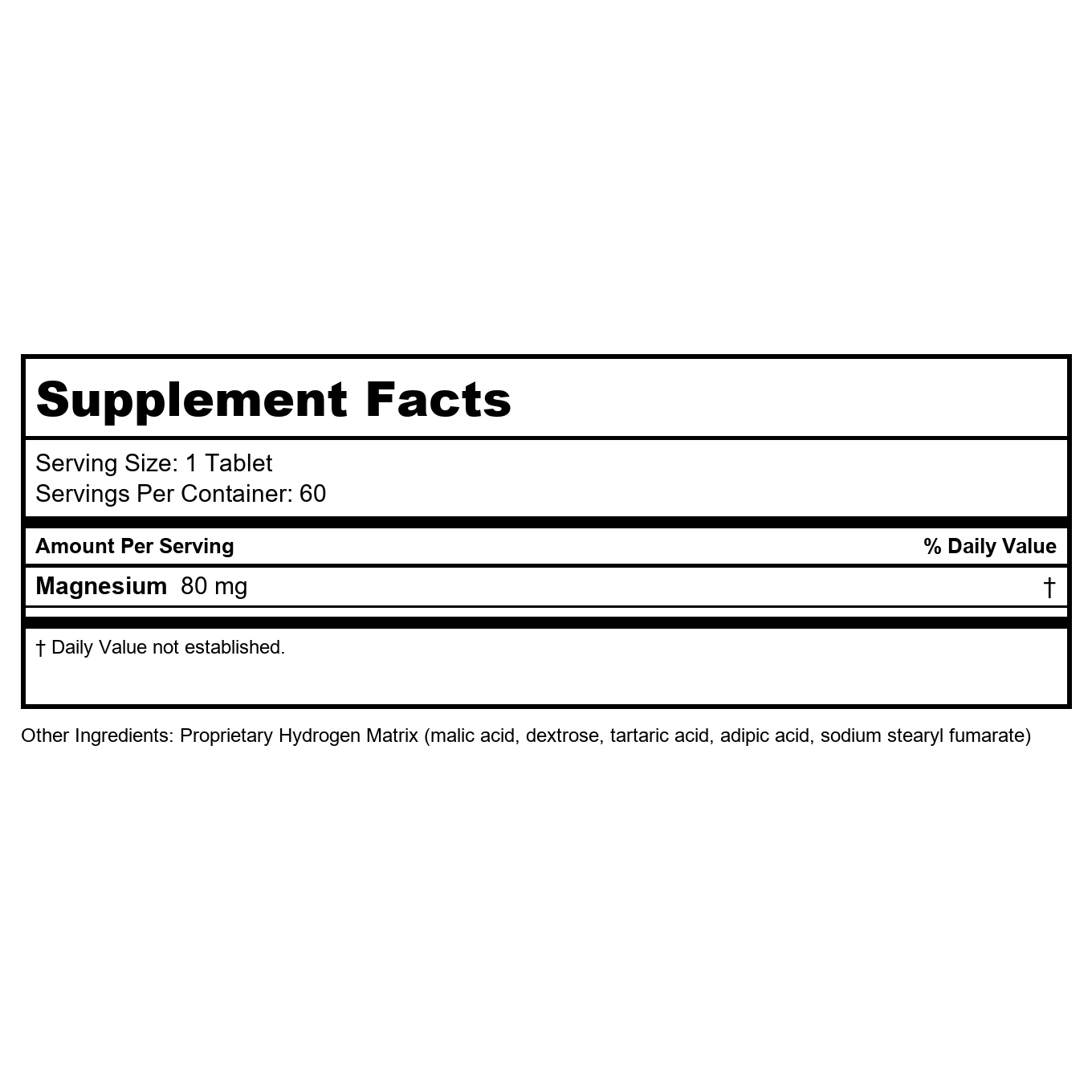Quicksilver Scientific H2 Elite 60 Tablets
