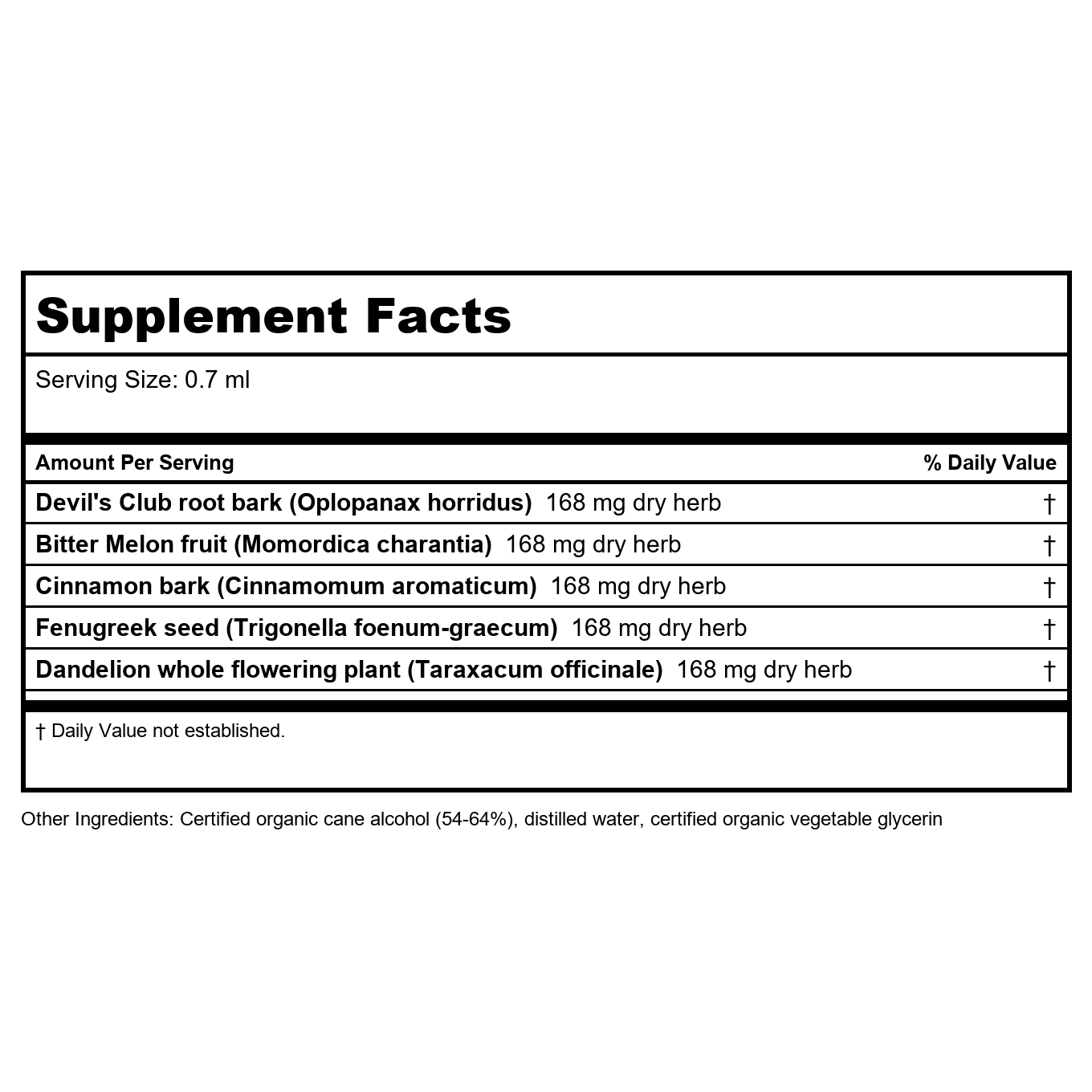 Herb Pharm Glycemic Assist 1oz