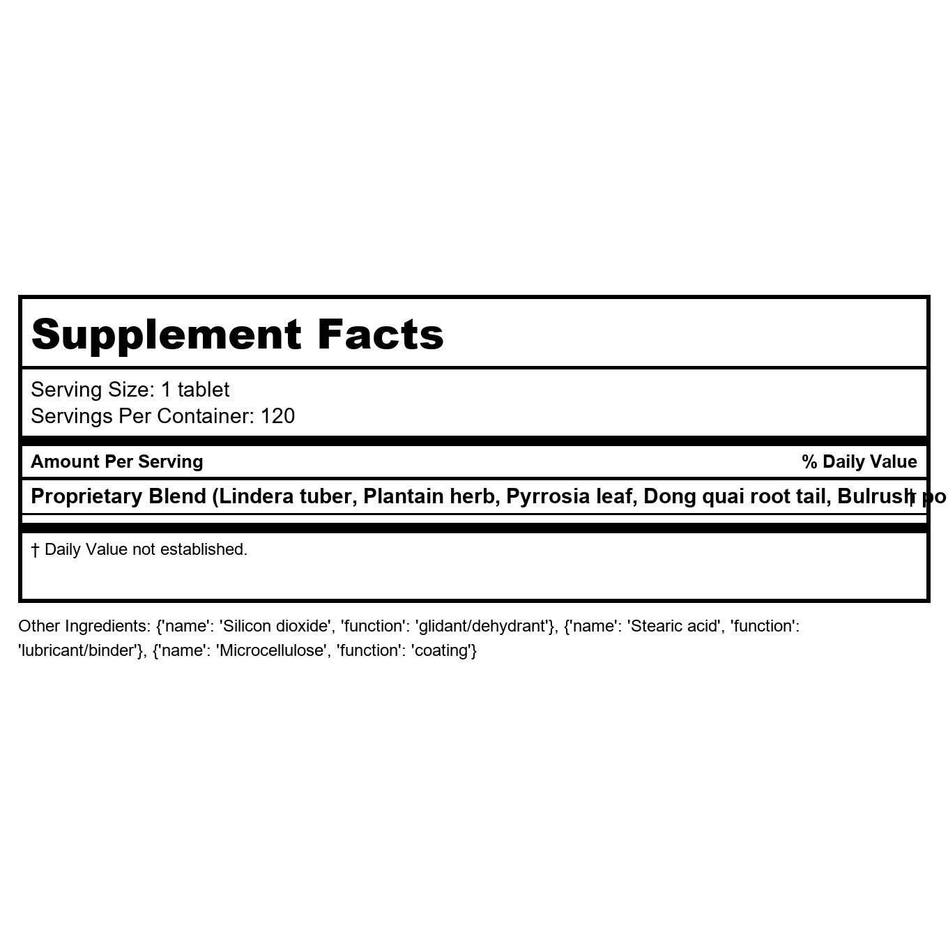 Kan Herb Essentials Urinary Support Formula 120 Tablets
