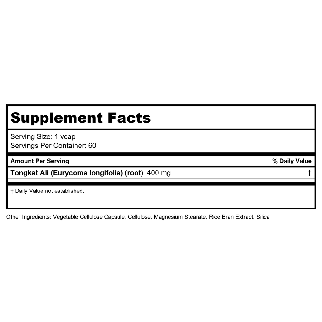 Soloray Tongkat Ali Root 60 Vcaps - 2 Pack
