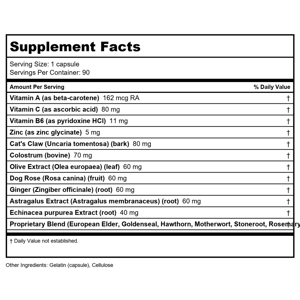 Apex Energetics Immu-Zyme 90 Capsules - Z16