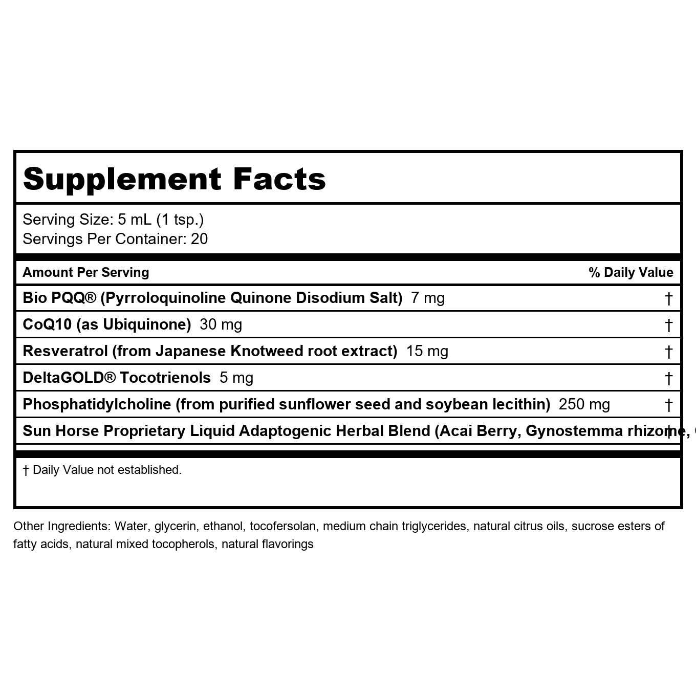 Quicksilver The ONE Mitochondrial Optimizer 100ml
