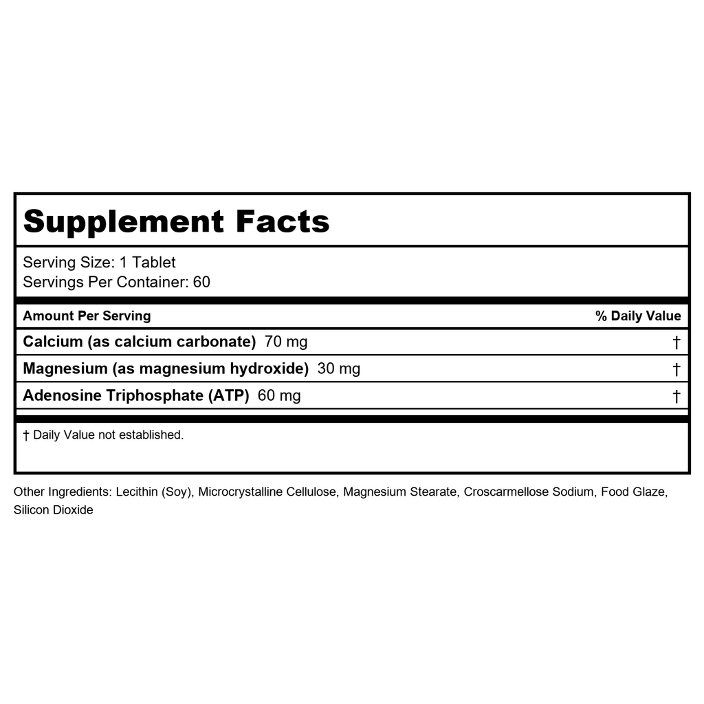 Cardiovascular Research Liposomal Magnesium ATP 60 Tablets 3 Pack