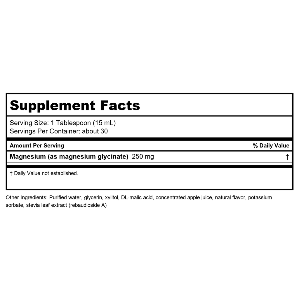 Genestra Magnesium Glycinate Liquid 16oz - B00V6MUCL8