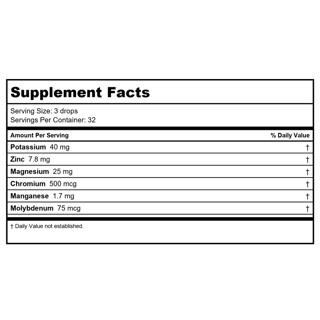 BodyBio Liquid Mineral 7 Molybdenum 2oz