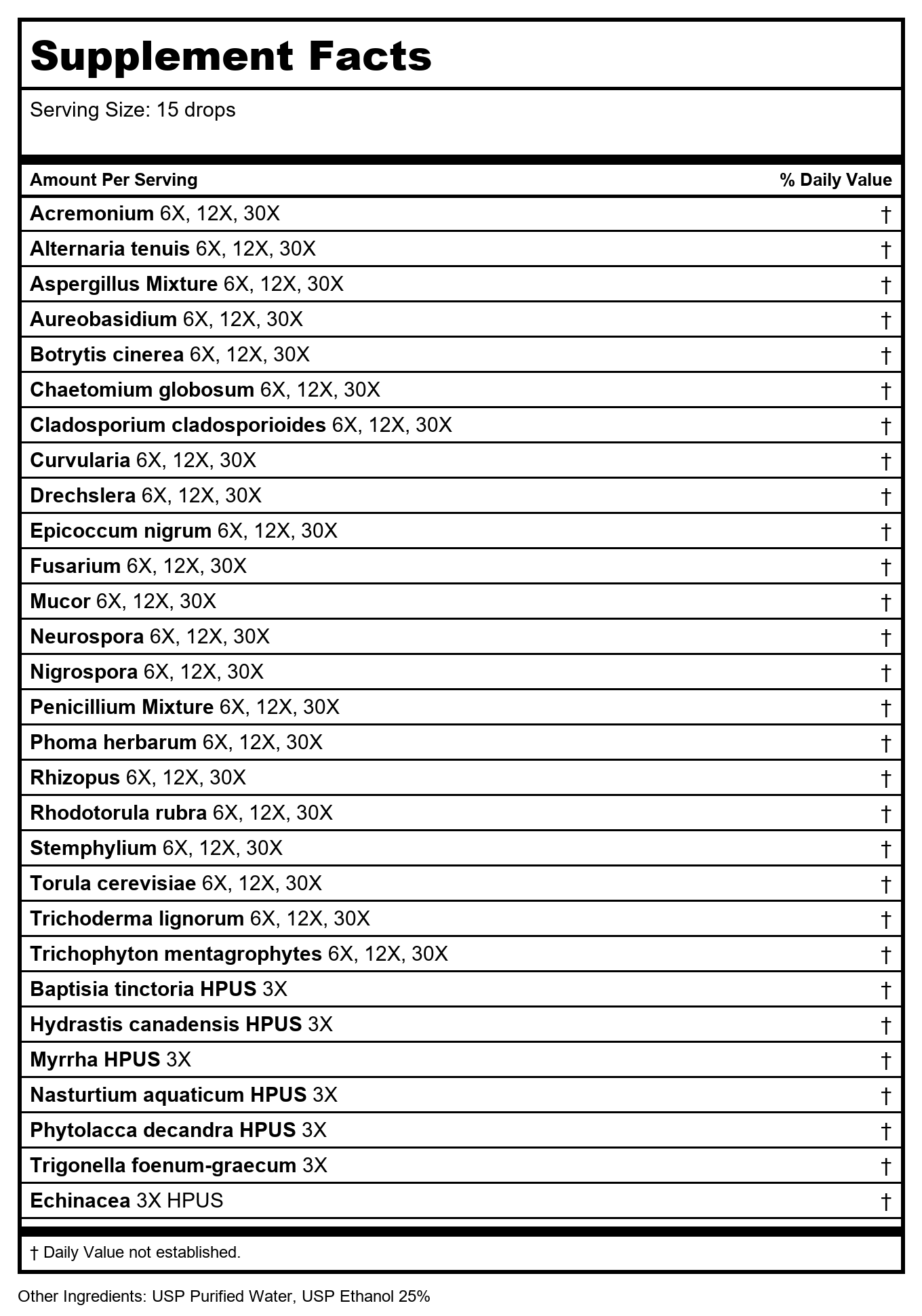Progena Allergena Mold Mix 2oz