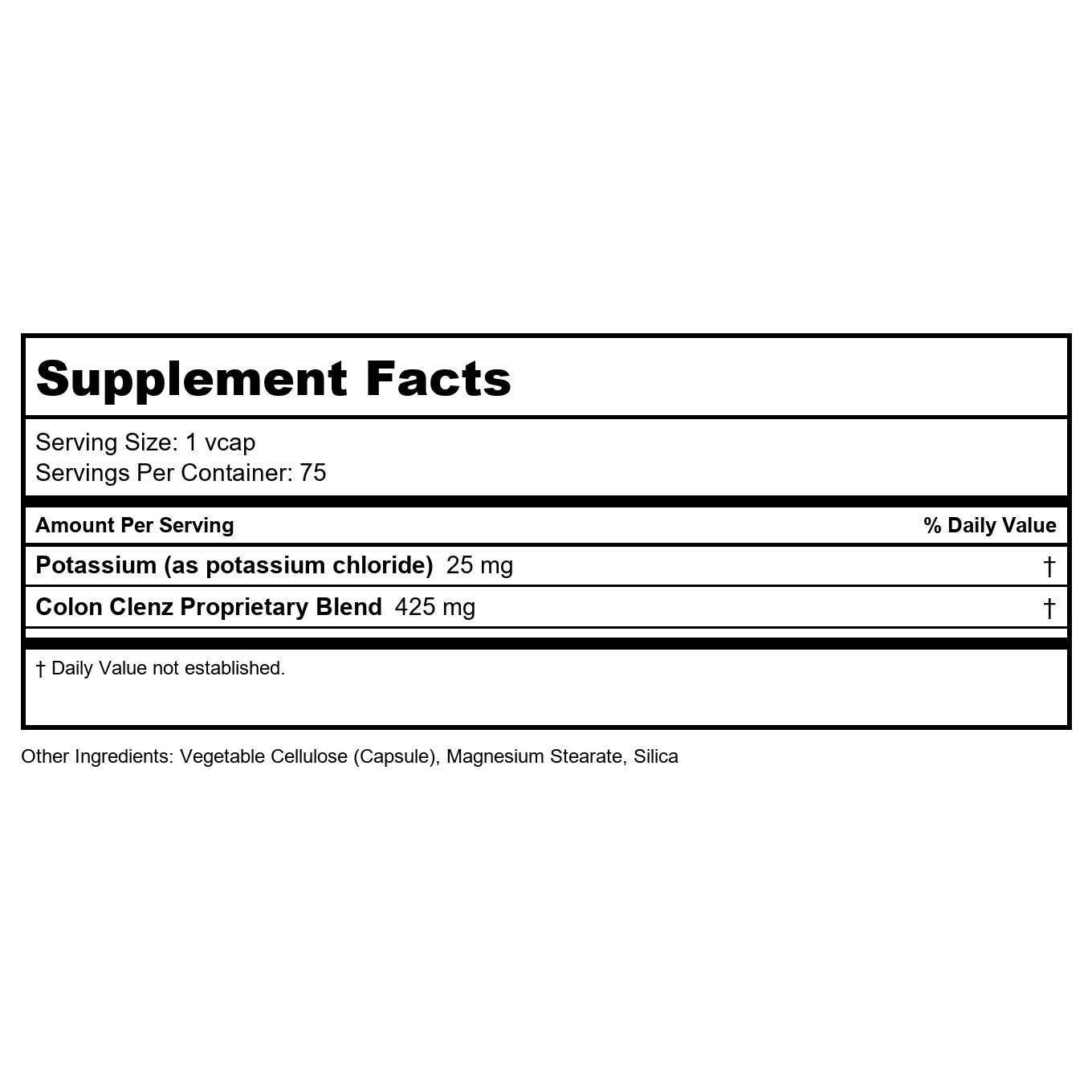 BodyGold Colon Clenz 42 Vcaps