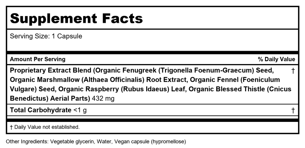 Gaia Pro Gentle Lactation Formula 60 caps