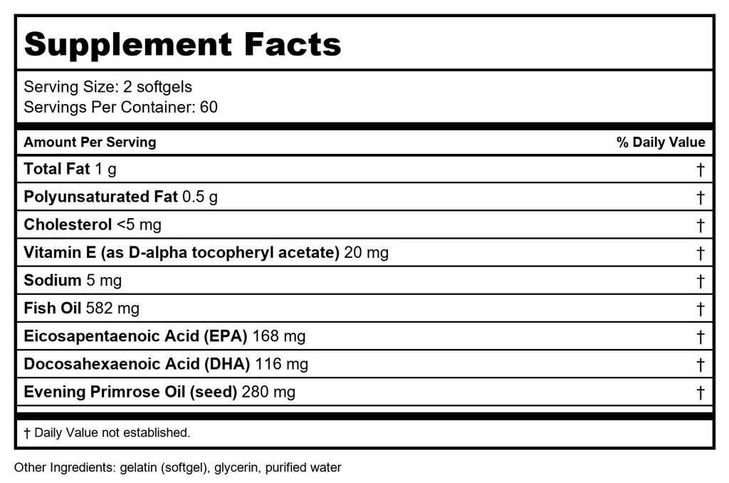 Nature's Way EFA Blend for Kids 120 Softgels