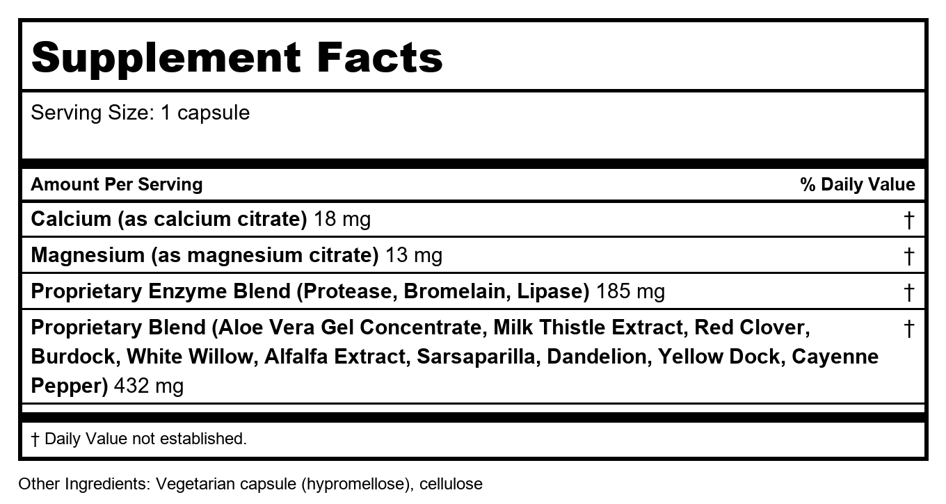 Apex Energetics Puro-Zyme (Z-15) 100 Capsules