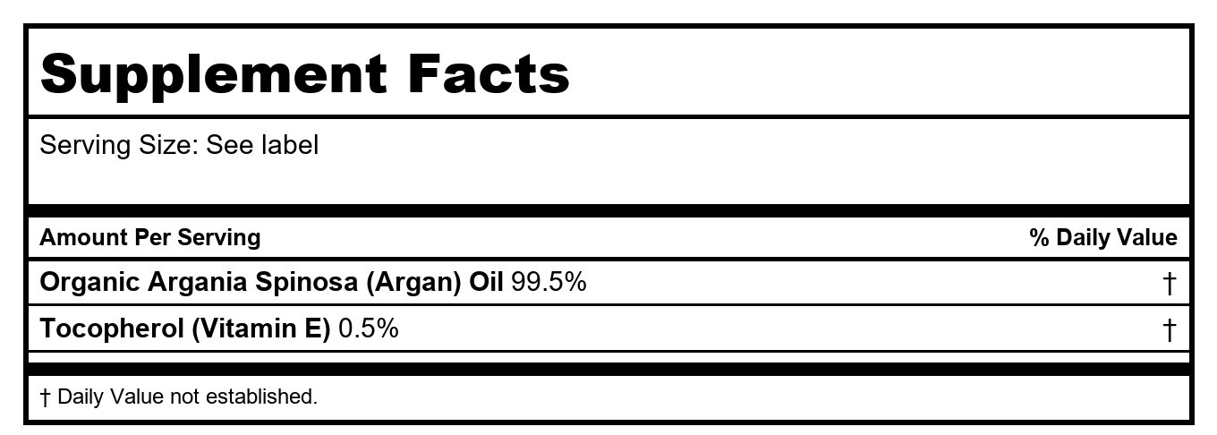 Life-Flo Pure Argan Oil Organic 4oz