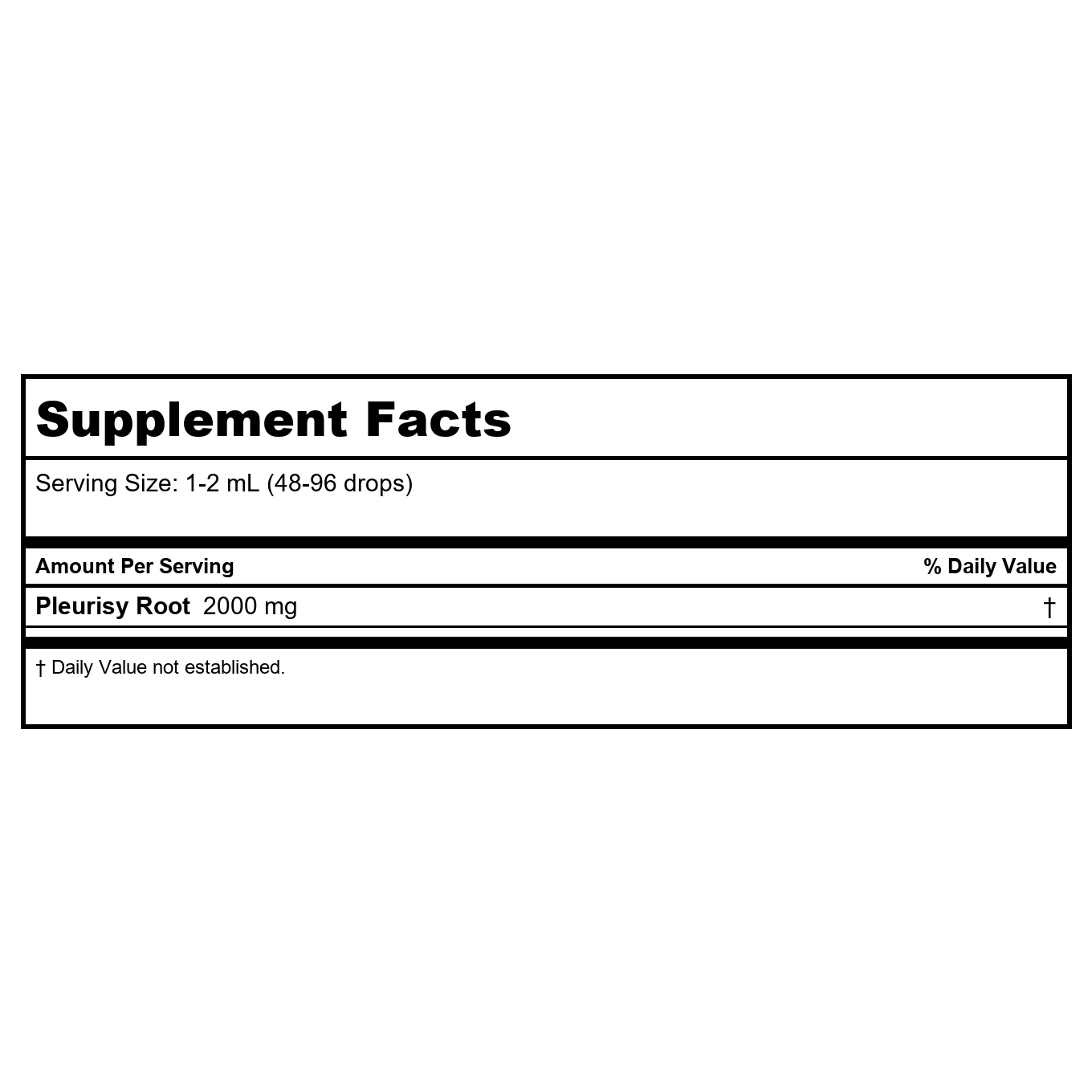 Nature's Answer Pleurisy Root 2oz