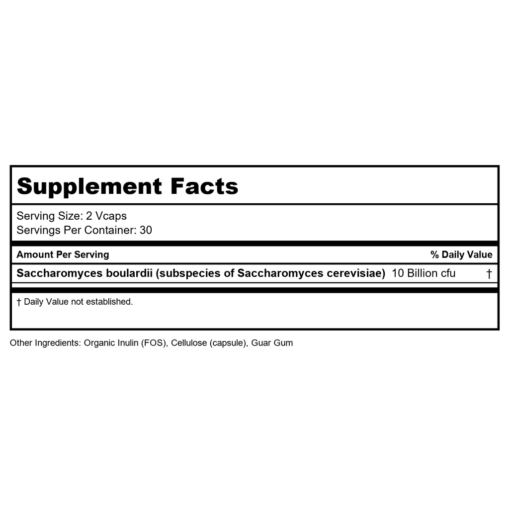 Now Foods Saccharomyces Boulardii 60 Vcaps - 2934 - 2 Pack
