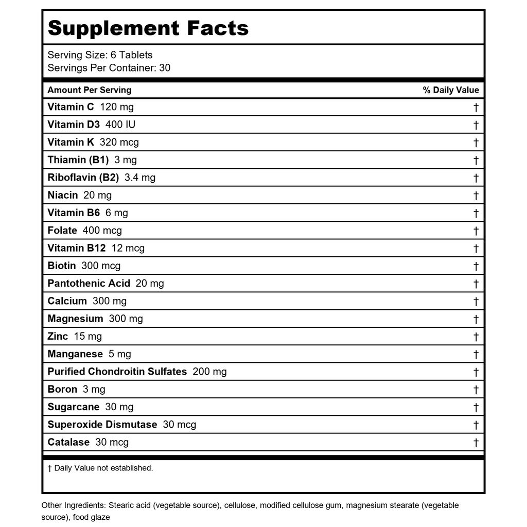 Biotics Research Osteo-B Plus 180 Tablets