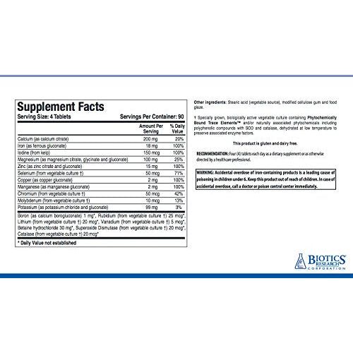 Biotics Research Multi-Mins 360 Tablets