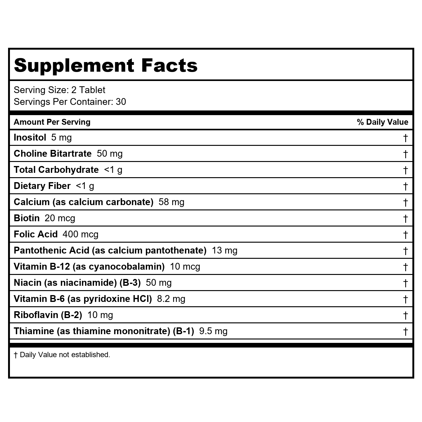 Thompson B Complex Plus Rice Bran 60 Tablets - 3 Pack