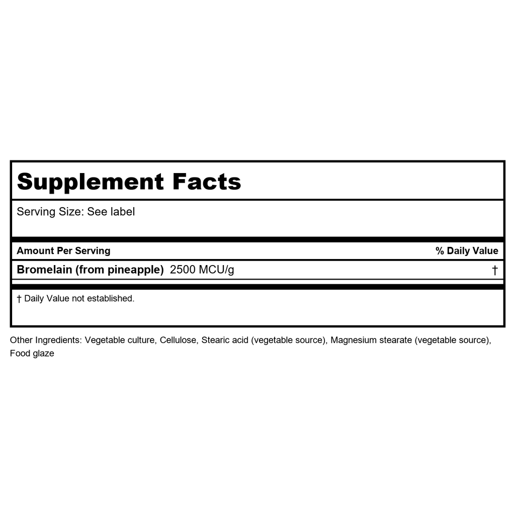 Biotics Research Bromelain Plus 100 Tablets