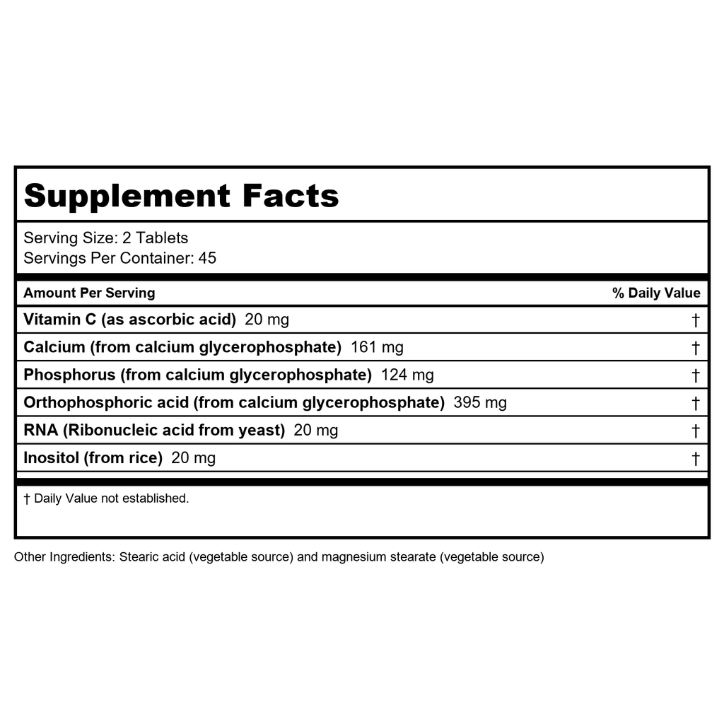 Biotics Research Super Phosphozyme 90 Tablets