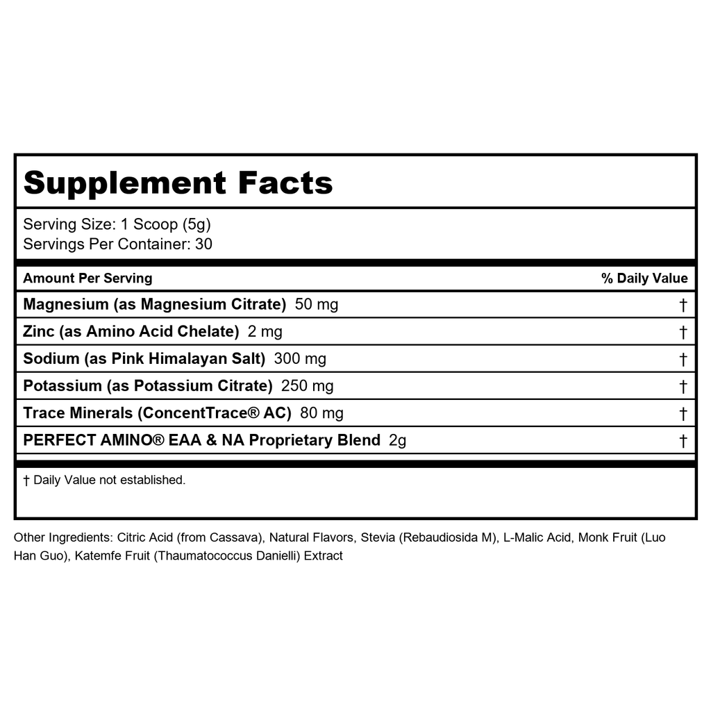 BodyHealth PerfectAmino XP Strawberry 30 Servings 195 Grams