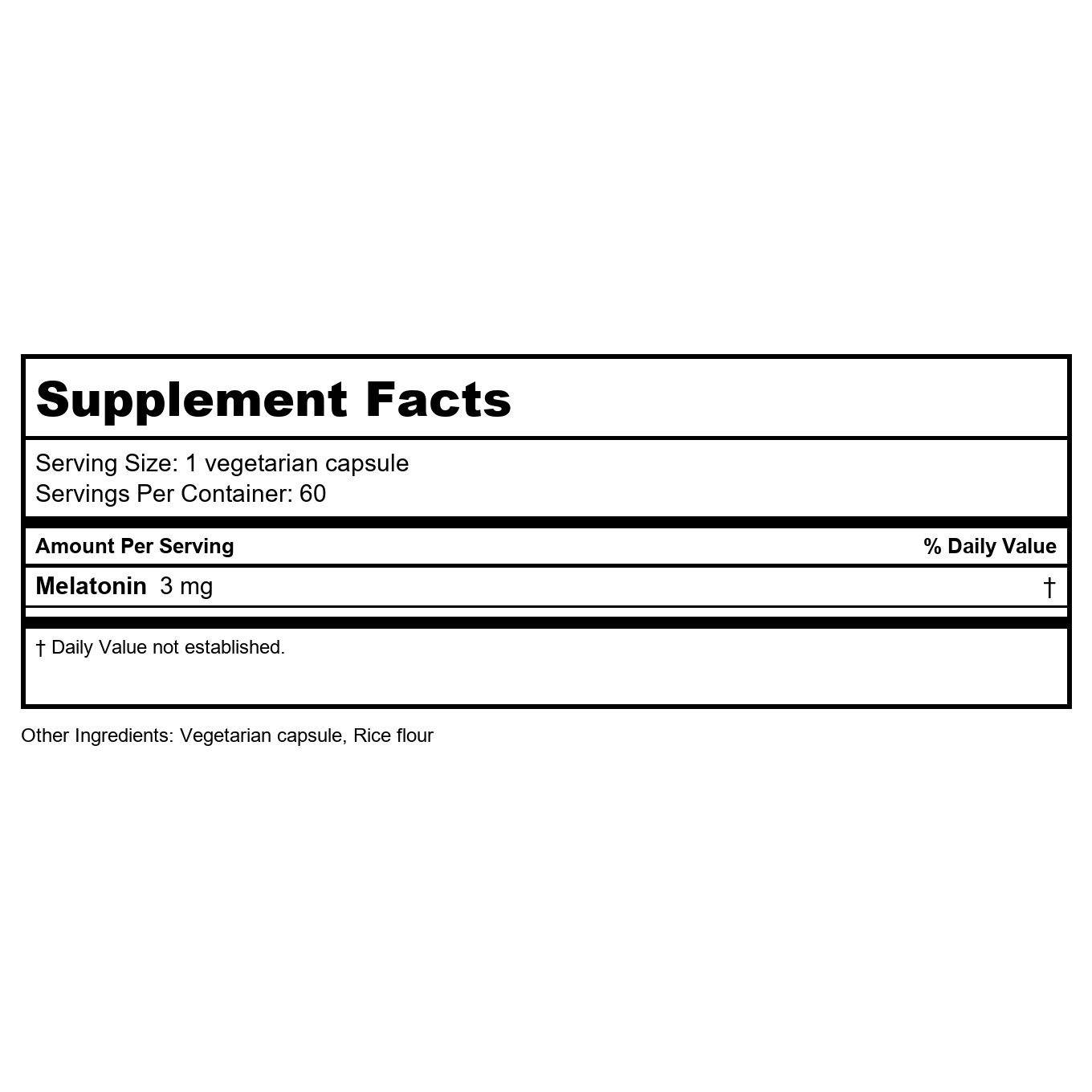 Karuna Melatonin 3mg 60 Vcaps
