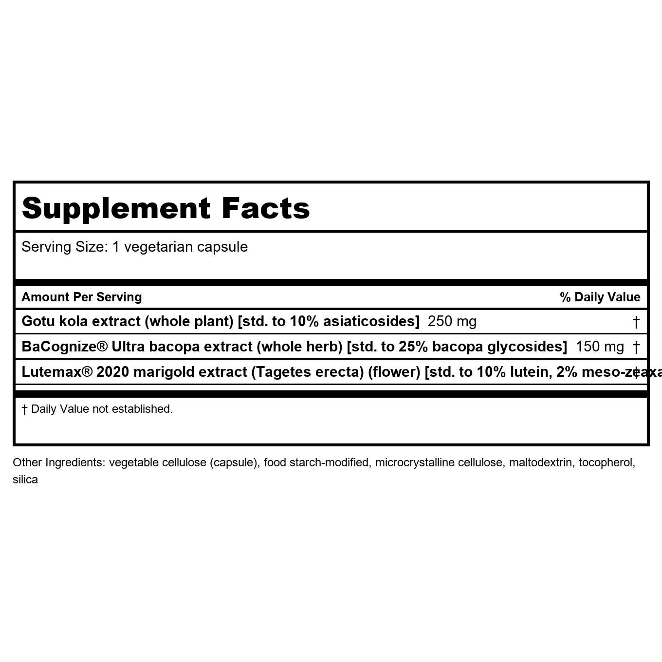 Life Extension Quick Brain Nootropic 30 Vcaps