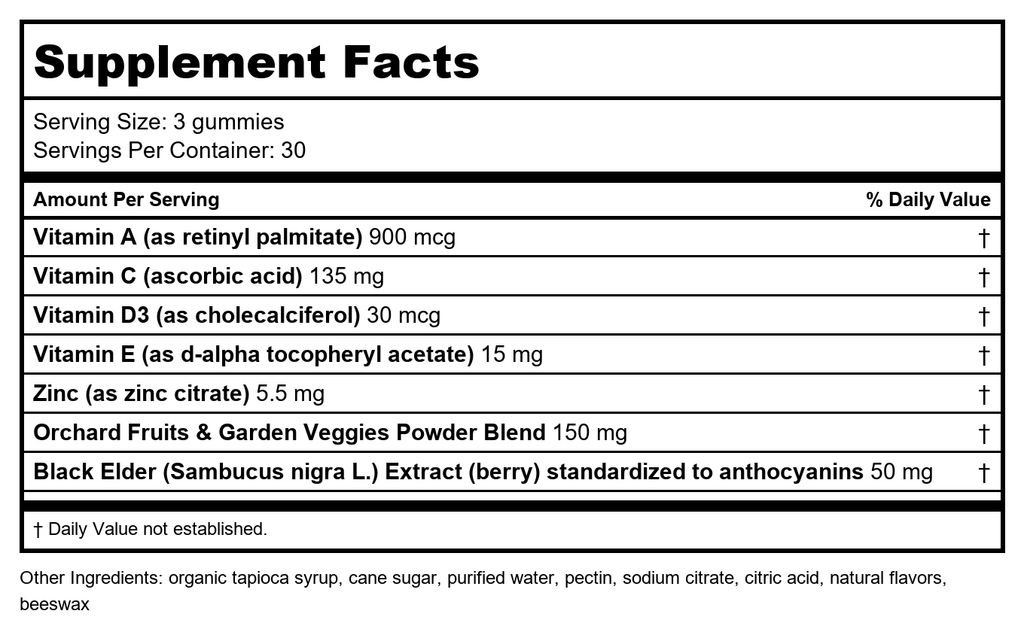 Nature’s Way Immune Power Gummies Strawberry-Orange 90 Count
