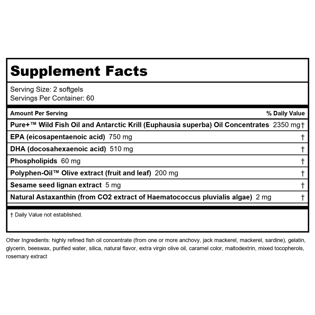 Life Extension Super Omega-3 PLUS EPA/DHA 120 Softgels