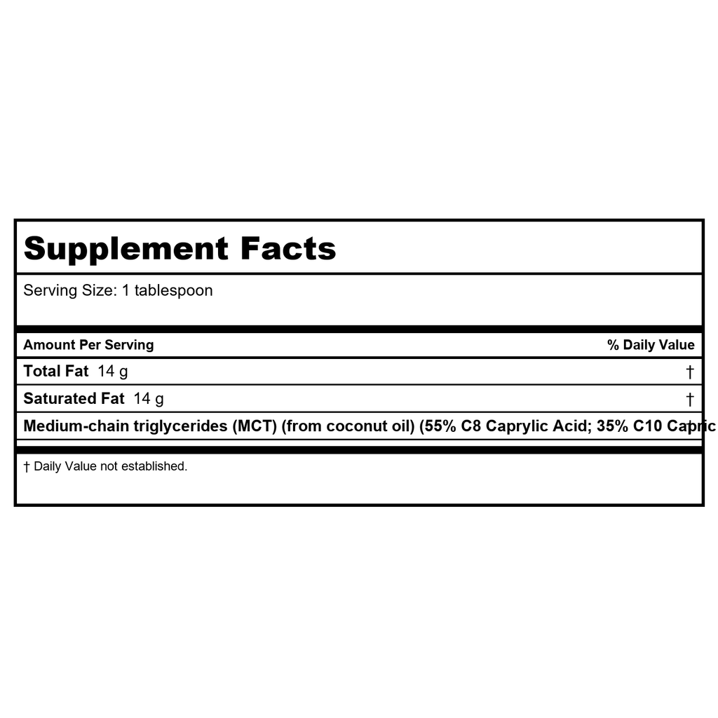 NuMedica MCT Oil USP 16oz -