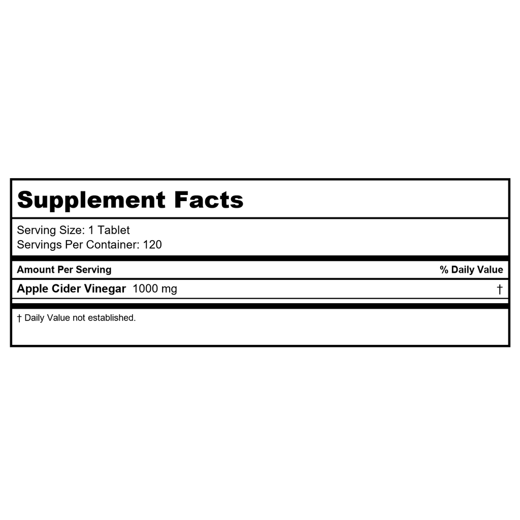 Kal Apple Cider Vinegar 120 Tablets  51860