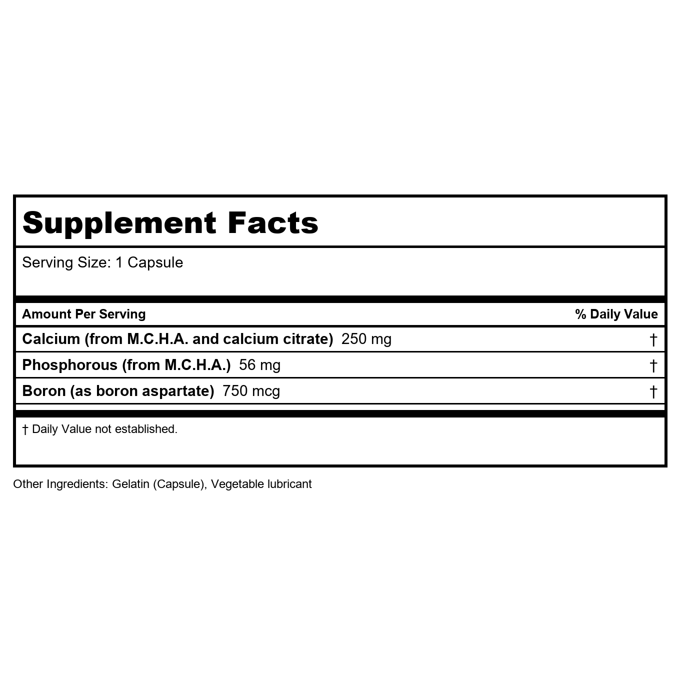 Progressive Labs M.C.H.C. Caps 120 Capsules