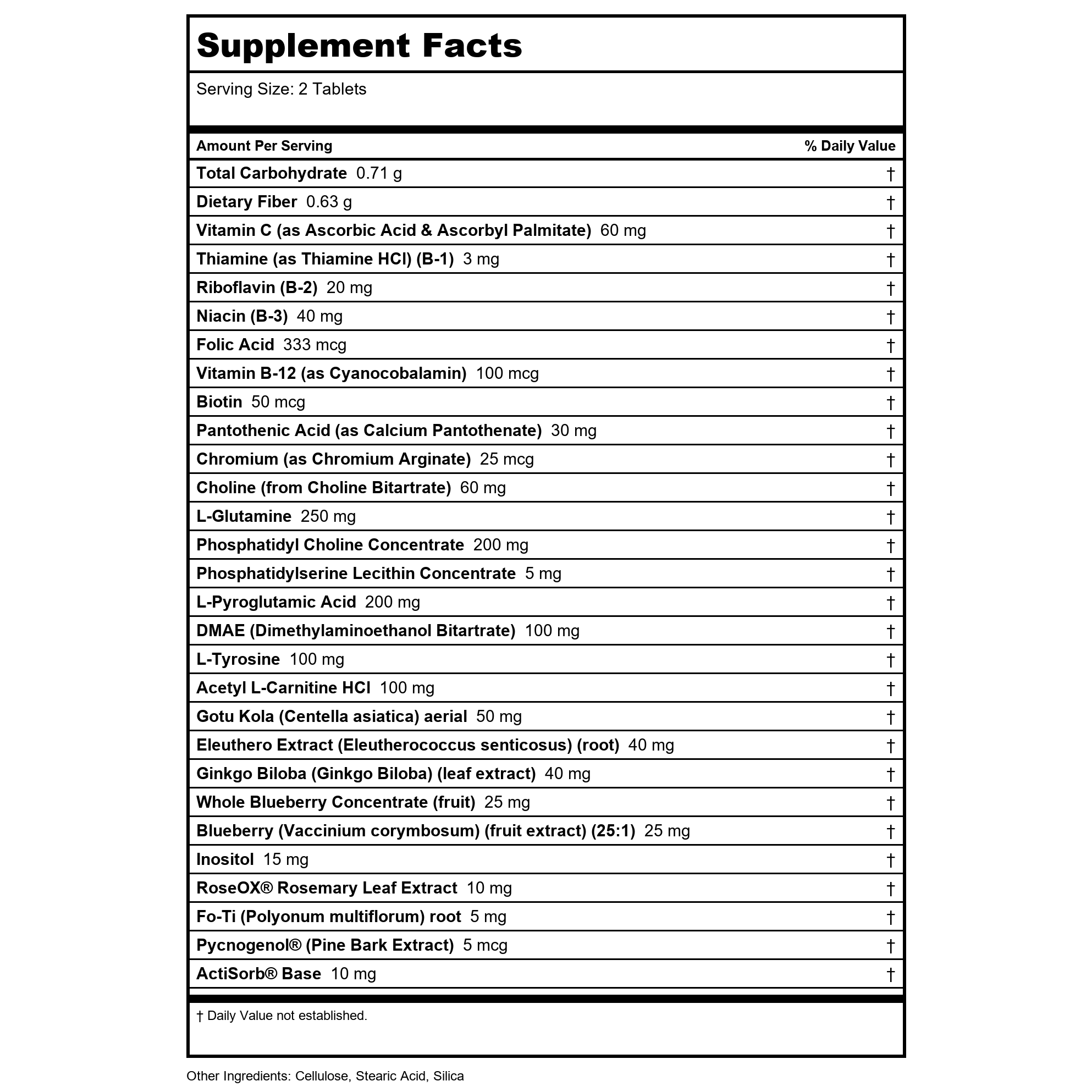Kal Deep Thought 60 Tablets  67751