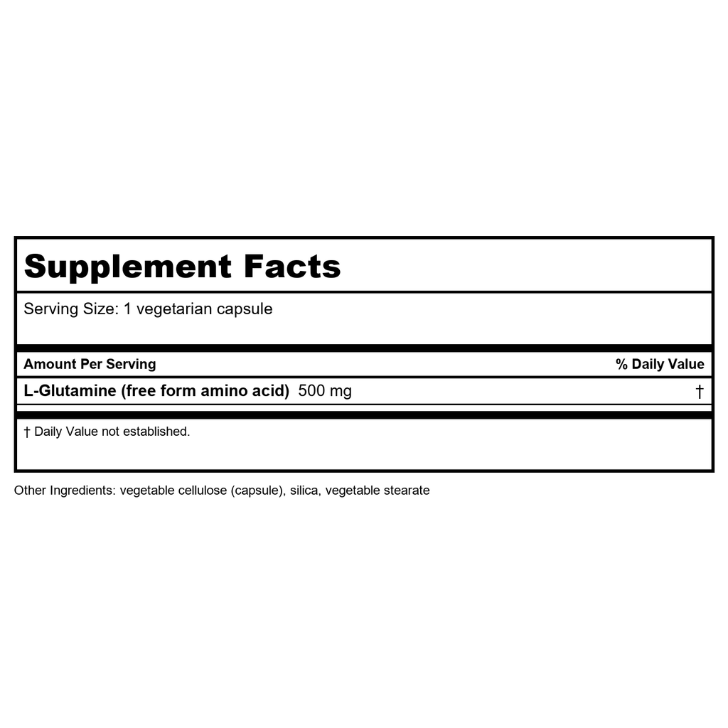 Life Extension L-Glutamine 500 mg 100 Vcaps