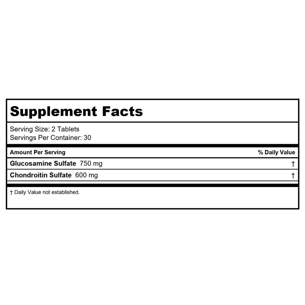 Now Foods Glucosamine & Chondroitin Extra Strength 60 Tablets - 3242 - 2 Pack