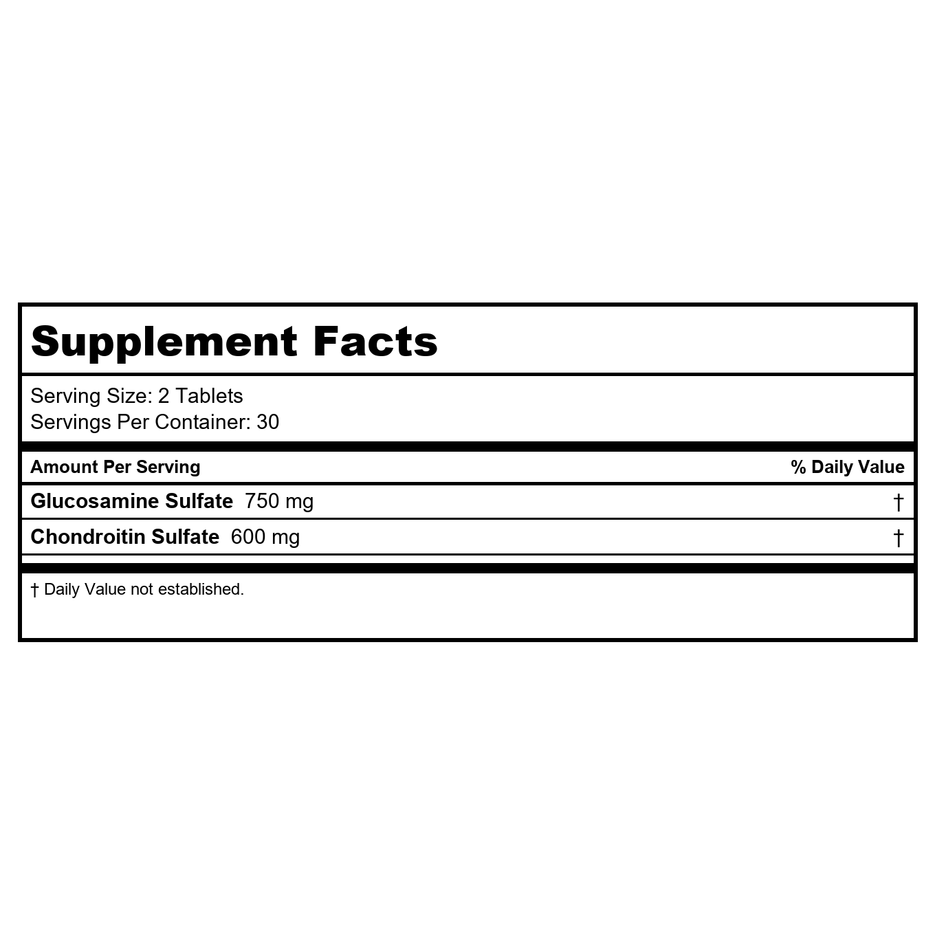 Now Foods Glucosamine & Chondroitin Extra Strength 60 Tablets - 3242 - 2 Pack