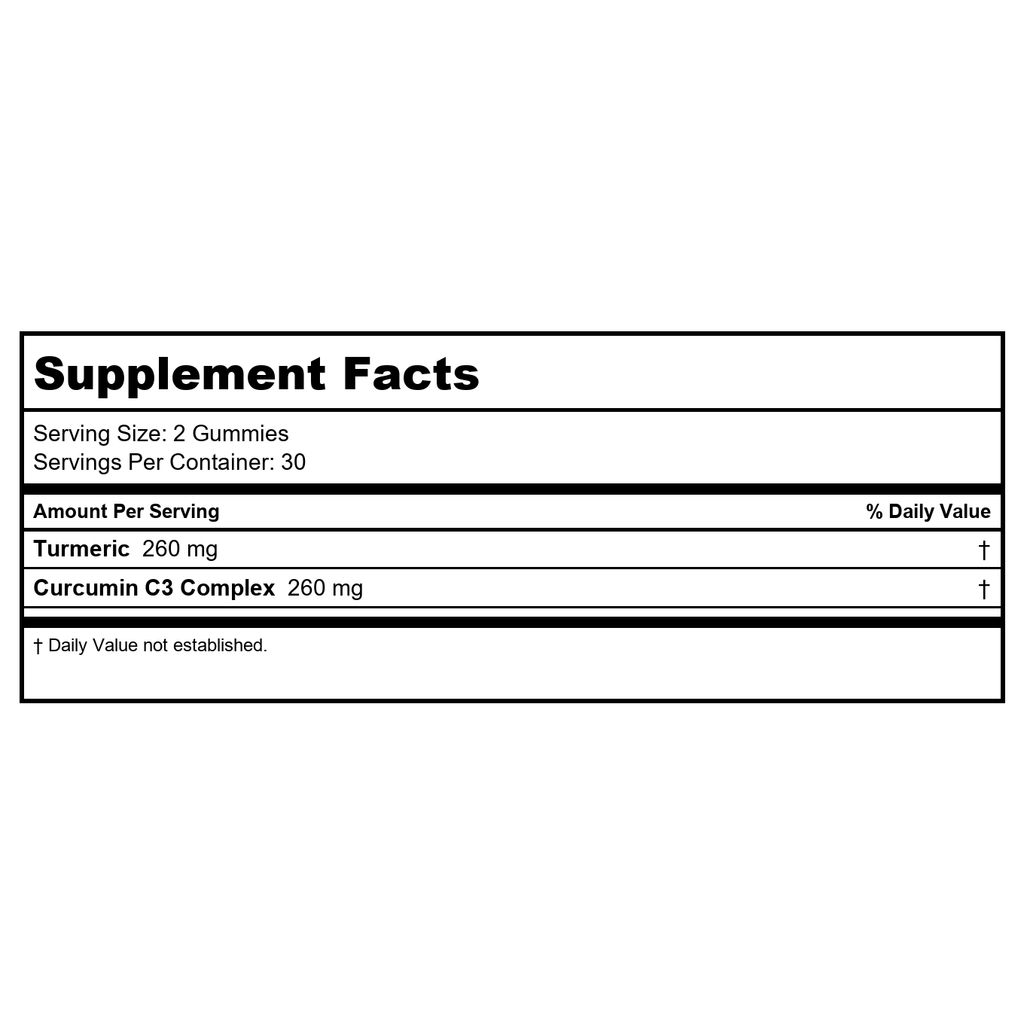 Nature's Way Turmeric Ginger Gummies 60 Count