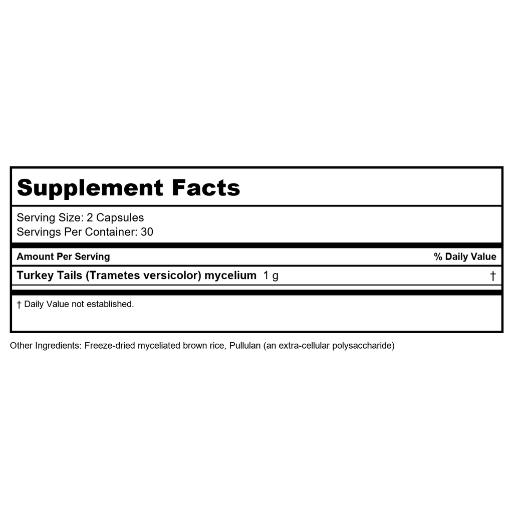 Host Defense Turkey Tail 60 Capsules -
