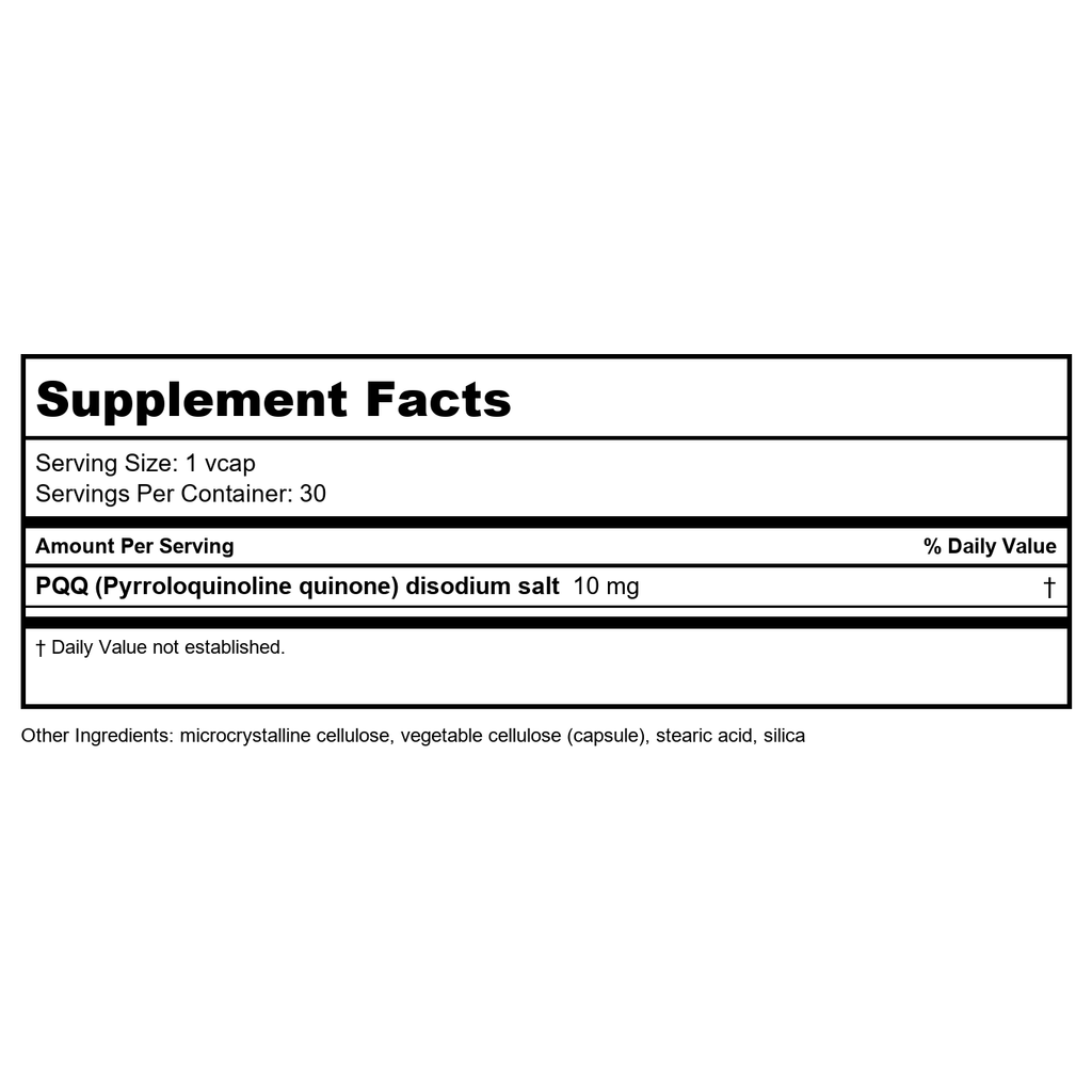 Life Extension PQQ 10mg 30 Vcaps