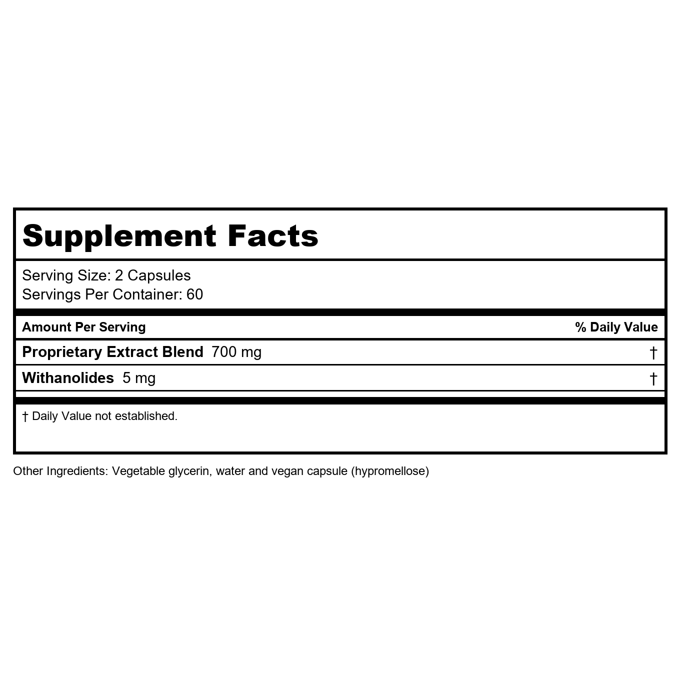 Gaia Pro Ashwagandha 700 120 Vcaps