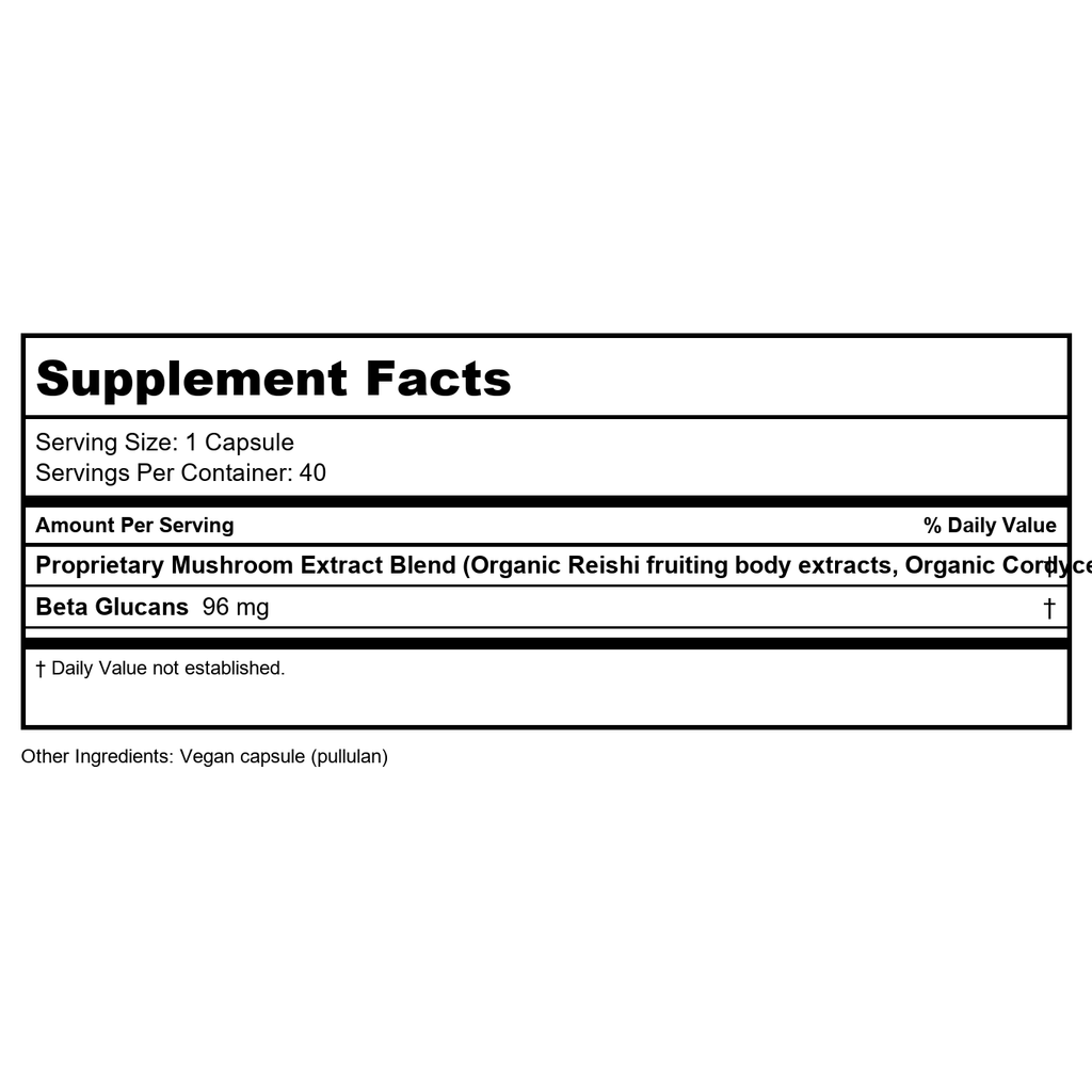 Gaia Respiratory Mushroom Blend 40 Vcaps