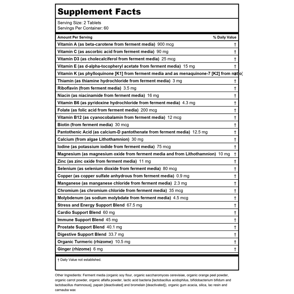New Chapter - Men's Advanced Multivitamin - 120 Vegetarian Tablets