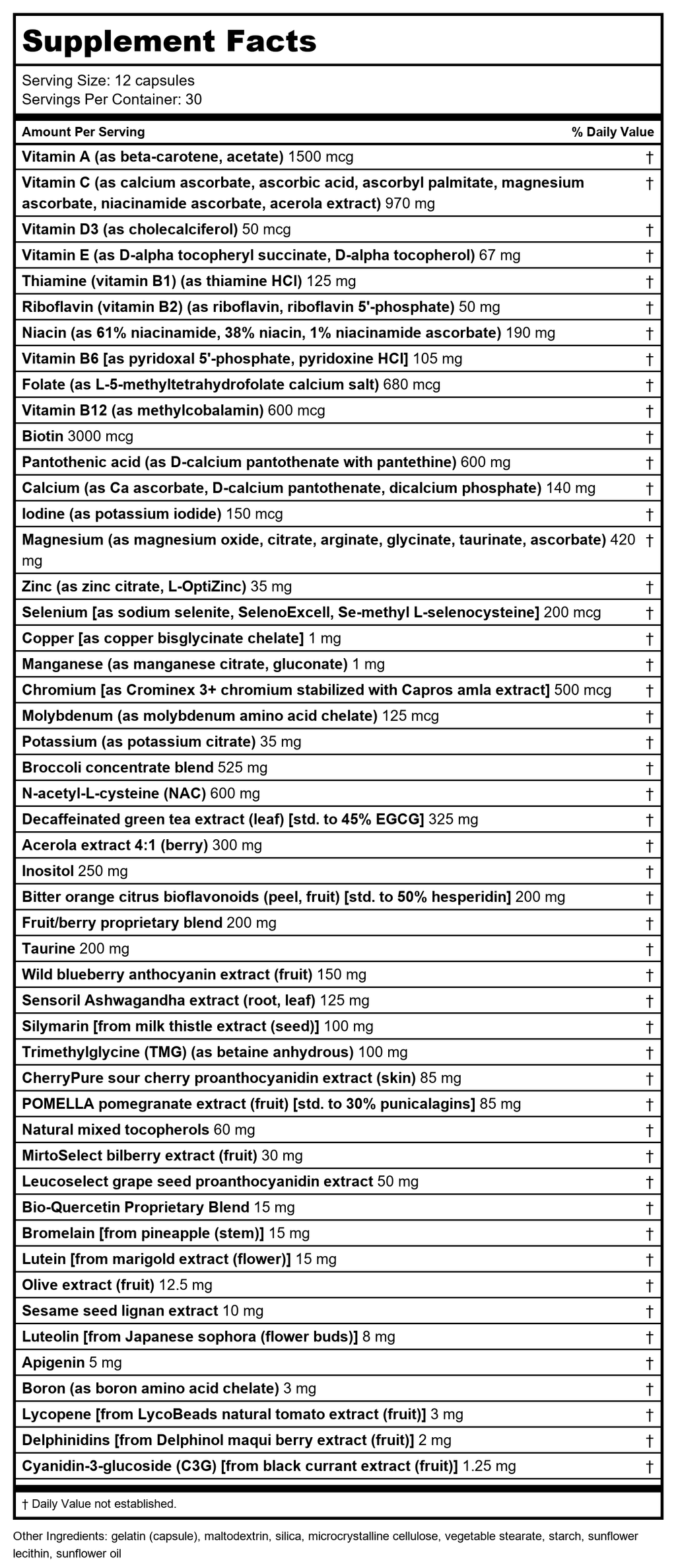 Life Extension Mix Capsules 360 Count