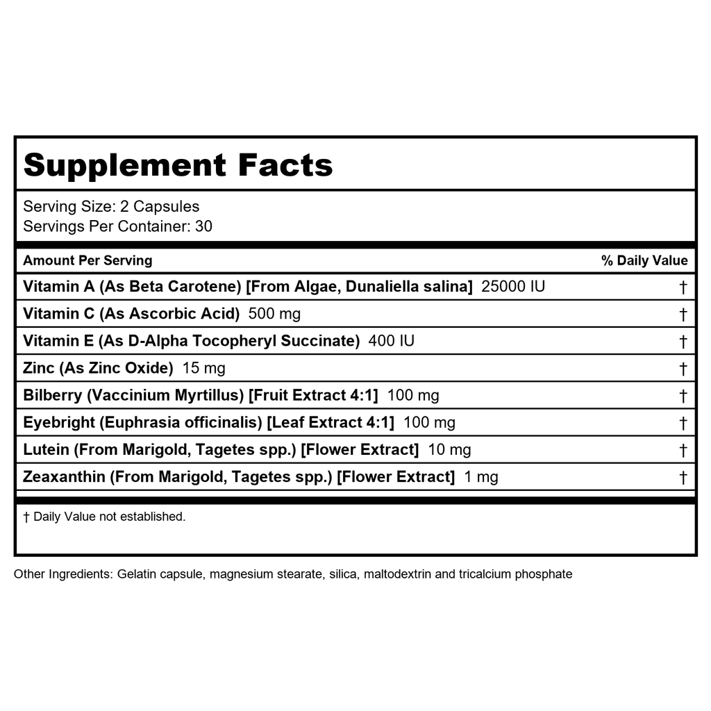 LifeTime Vitamins - Brite Eyes Eye Health Formula - 60 Capsules